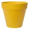 elho® Loft Pflanzkübel Urban 40 Ockergelb mit Rollen Ø 39 cm - Kunststoff