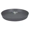 elho® Loft Untersetzer Anthrazit Ø 34 cm rund - Kunststoff