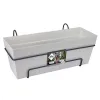 elho® Loft Urban Balkonkasten all-in-1 Weiß 50 cm mit Halter