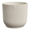 elho® Vibes Übertopf Fold Leinenweiß Ø 14 cm - Kunststoff
