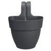 elho® Vibia campana easy Pflanzgefäß S Anthrazit zum Einhängen - Kunststoff