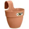elho® Vibia campana easy Pflanzgefäß S Terracotta zum Einhängen - Kunststoff