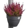 elho® Vibia campana Fallrohr Pflanzgefäß Anthrazit 22 cm - Kunststoff