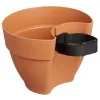 elho® Vibia campana Fallrohr Pflanzgefäß Terracotta 22 cm - Kunststoff