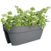 elho® Vibia campana Geländerkasten Flower Bridge Anthrazit 60 cm - Kunststoff