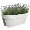 elho® Vibia campana Geländerkasten Flower Bridge Seidenweiß 60 cm - Kunststoff