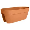 elho® Vibia campana Geländerkasten Flower Bridge Terracotta 60 cm - Kunststoff