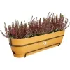 elho® Vibia campana Pflanzkasten Honiggelb 70 cm mit Halter allin1 - Kunststoff