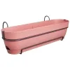 elho® Vibia campana Pflanzkasten Puderrosa 70 cm mit Halter allin1 - Kunststoff