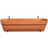 elho® Vibia campana Pflanzkasten Terracotta 70 cm mit Halter allin1 - Kunststoff