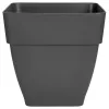 elho® Vibia campana quadrat Pflanzkübel Anthrazit 30 cm - Kunststoff
