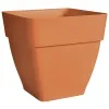 elho® Vibia campana quadrat Pflanzkübel Terracotta 37 cm - Kunststoff