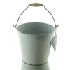 Esschert Design Altzink Eimer 5 Liter Tannenholzgriff natur