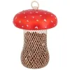 Esschert Design Futterstelle Fliegenpilz Rot-Weiß - Eisen