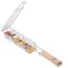 Esschert Design Grill-Gemüsekorb - Metall & Holz