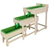 Esschert Design Kinder 3 Wassertische im Set Natur & Grün Gesamtlänge 152 cm - FSC® Holz