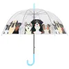 Esschert Design Kinder Regenschirm transparent mit Hunden Ø 86,5 cm