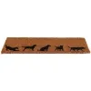 Esschert Design Kokosmatte Hundedekor 76,5 x 25,4 cm