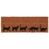 Esschert Design Kokosmatte Katzendekor 75,7 x 25,4 cm