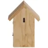 Esschert Design Nistkasten Zaunkönig mit Silhouette - Kiefernholz