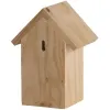 Esschert Design Nistkasten Zaunkönig mit Silhouette - Kiefernholz