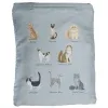 Esschert Design Tasche mit Katzenrassen Motiv zusammenfaltbar