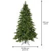 Everlands Künstlicherbaum Galloway-Fichte Ø 106 cm Höhe 150 cm - Kunststoff