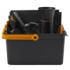 FISKARS® Aufbewahrungsbox mit Henkel Schwarz & Orange - Kunstharz