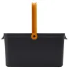 FISKARS® Aufbewahrungsbox mit Henkel Schwarz & Orange - Kunstharz