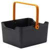 FISKARS® Aufbewahrungsbox mit Henkel Schwarz & Orange - Kunstharz