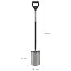 FISKARS® Ergonomic™ Gärtnerspaten rund