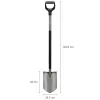 FISKARS® Ergonomic™ Gärtnerspaten spitz