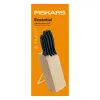 FISKARS® Essential Messerblock mit 5 Messern