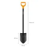 FISKARS® Solid™ Gärtnerspaten spitz mit Metallstiel