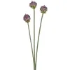 GASPER Alliumbund mit 3 Blüten, lila - Kunstpflanze