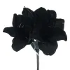 GASPER Amaryllis - Ritterstern Schwarz wie die Nacht 50 cm - Kunstblumen