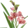 GASPER Cymbidien Orchidee Rosa im schwarzen Topf Ø 11,5 cm Höhe 46 cm - Kunstpflanzen