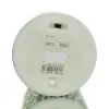 GASPER Glas Windlicht mit LED Zylinder STARS dunkelgrün Ø 9 cm Höhe 16 cm