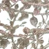 GASPER Mini Blattgirlande m. Glitter,rosa,180 cm,1/Poly