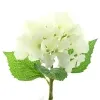 GASPER Mini-Hortensienblüte Weiß 33 cm - Kunstblumen