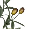 GASPER Olivenzweig Grün mit 4 Oliven 56 cm - Kunstpflanzen