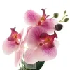 GASPER Orchidee Lila im runden Topf 23 cm - Kunstblumen