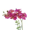 GASPER Phalaenopsis x6, 40cm, pink-beige, im weißen Melamintopf 9x9cm, Real Touch