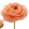 GASPER Ranunkel Lachsorange Ø 8,5 cm 63 cm - Kunstblumen