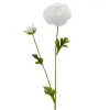 GASPER Ranunkel Reinweiß Ø 8,5 cm 63 cm - Kunstblumen