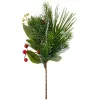 Gasper Tannenmixzweig mit Beeren 39 cm rot - Kunstpflanze