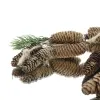 GASPER Weihnachtsgirlande Zapfen mit Tannengrün 165 cm - Kunstpflanzen