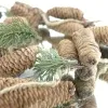 GASPER Weihnachtsgirlande Zapfen mit Tannengrün 165 cm - Kunstpflanzen