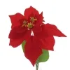 GASPER Weihnachtsstern - Poinsettie Rot 60 cm - Kunstblumen