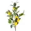 GASPER Zitronenzweig Gelb mit 6 Zitronen 94 cm - Kunstpflanzen